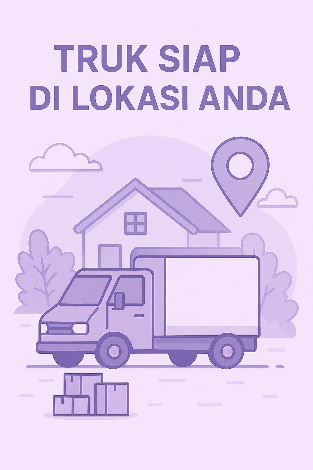 ilustrasi langkah ke 4 dalam memesan truk di diallogistik yaitu kehadiran truk yang sudah dipesan tadi