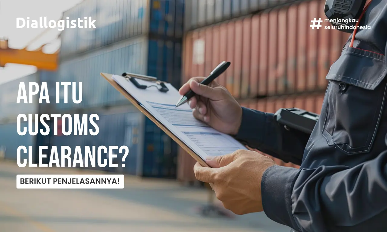 gambar seorang bea cukai memeriksa barang masuk